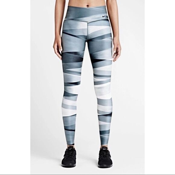 Nike Legend 2.0 Ribbon Wrap Active Leggings Size M - Picture 1 of 11